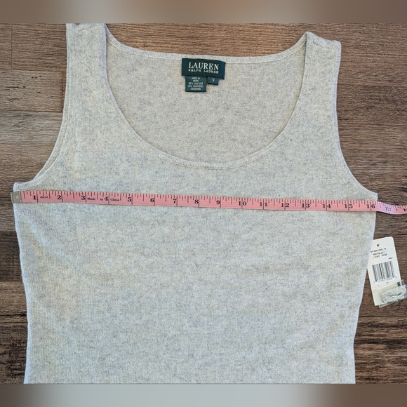 NWT Ralph Lauren Silk Cashmere Tank Top Sz Small - Picture 13 of 13